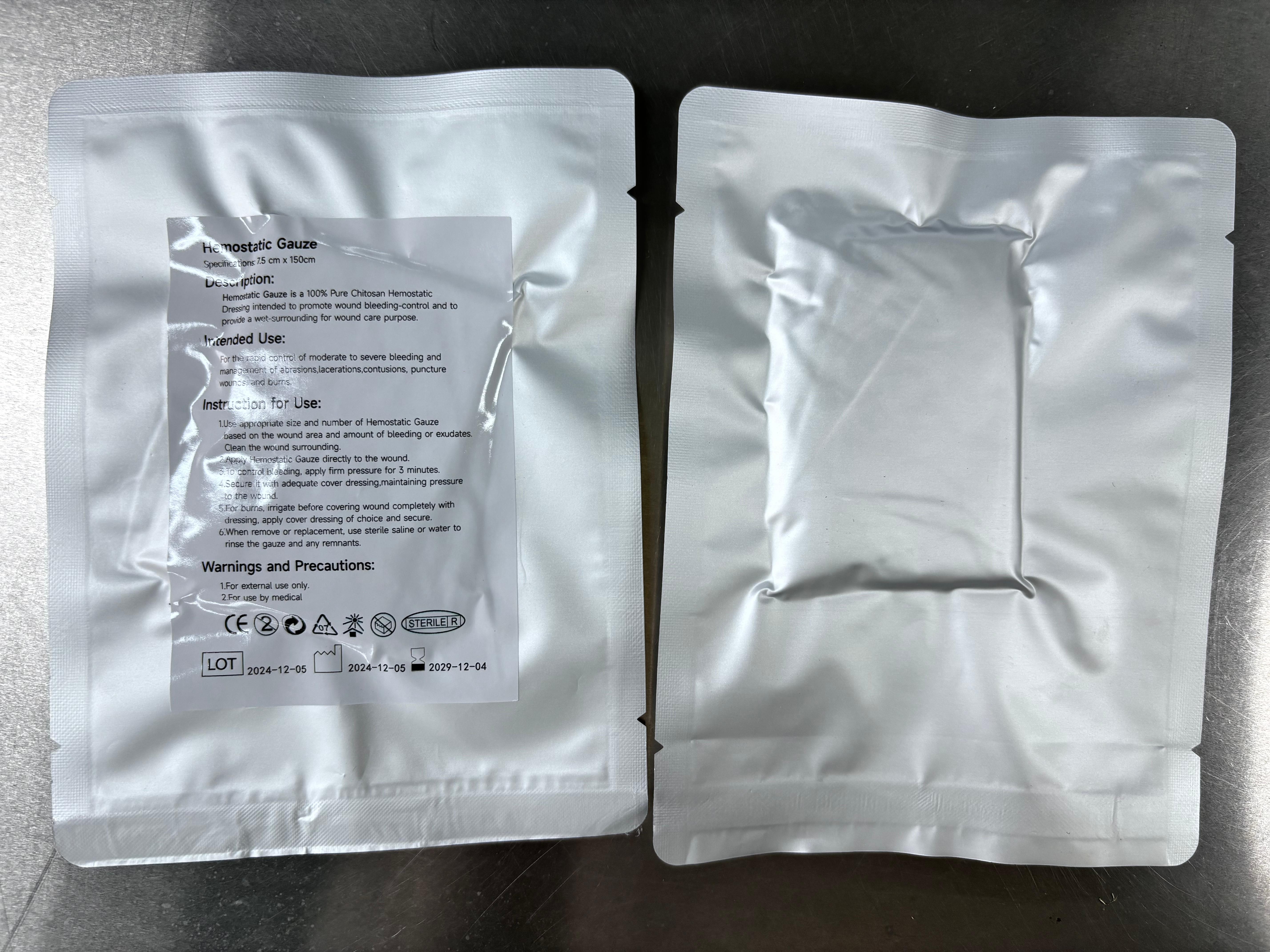  Chitosan Hemostatic Dressing