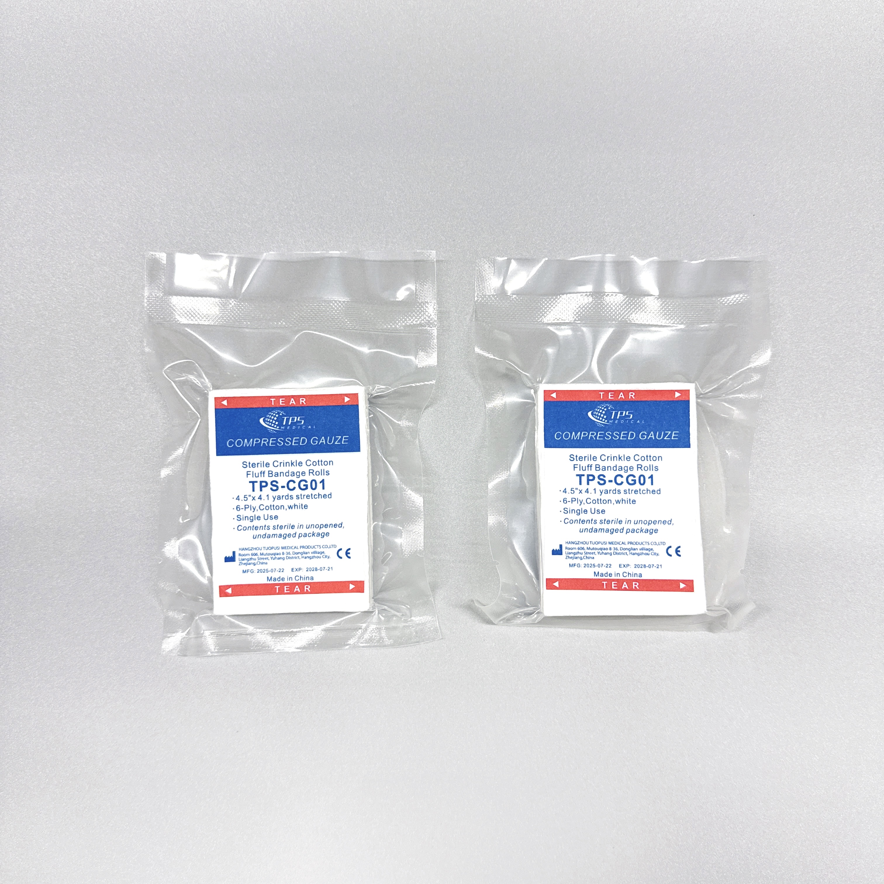 Compressed Gauze TPS GG01-Class IIa